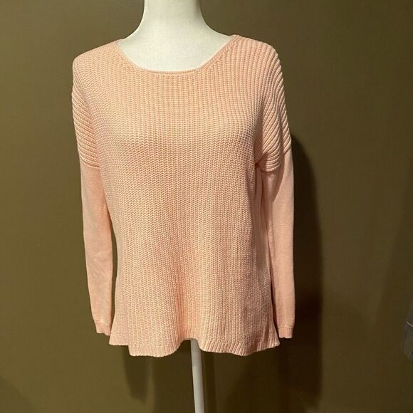 Chico’s Light Pink Sweater Size Small - Picture 2 of 12